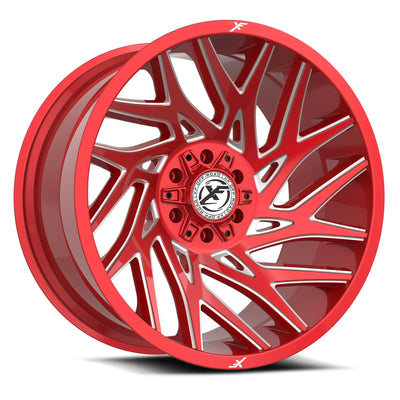 XF Off-Road XF-229 Red/Milled wheel