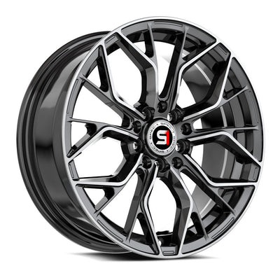 Spec-1 SP-76 Black Machined wheel