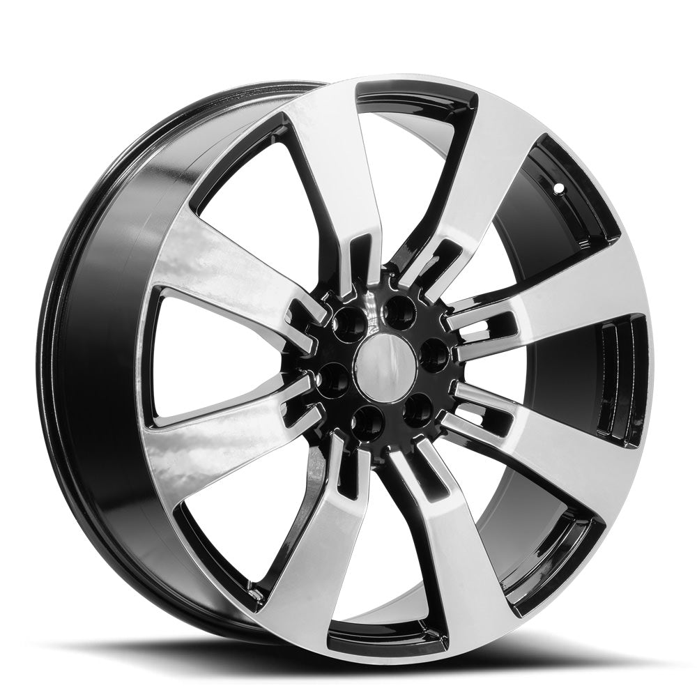 OE Revolution G-02 Black Machined wheel