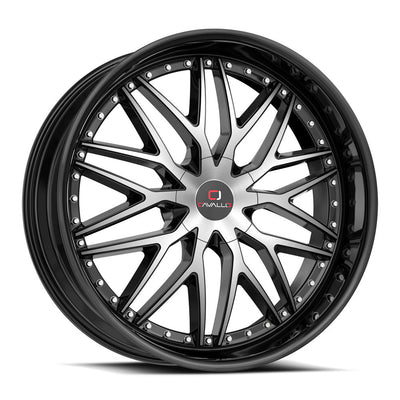 Cavallo CLV-46 Black Machined wheel
