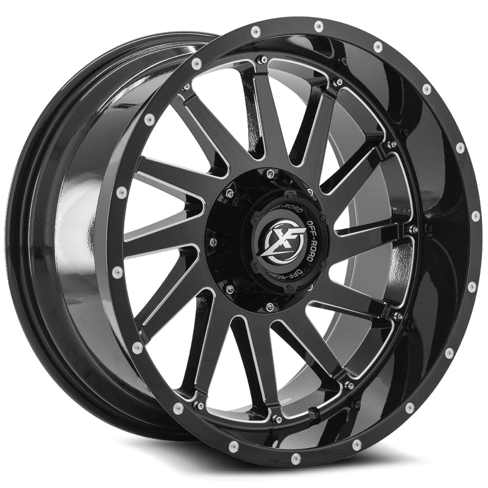 XF Off-Road XF-216 Black/Milled wheel