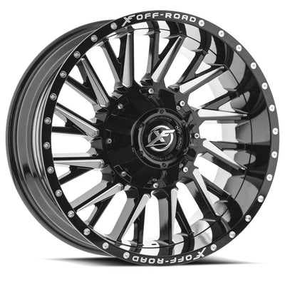 XF Off-Road XF-226 Black/Milled wheel