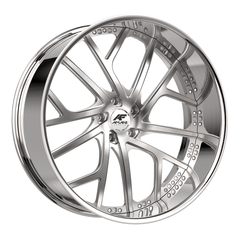 Amani VERGE-L Brushed/Chrome wheel