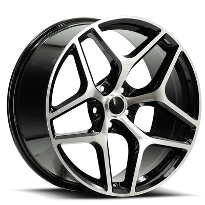 OE Revolution Z28 Black Machined wheel