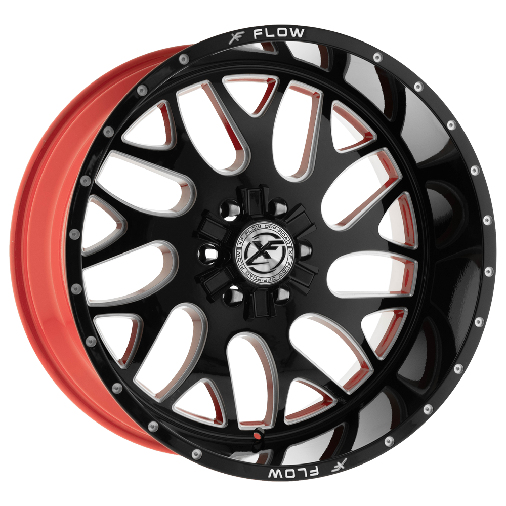 XFX Flow XFX-301 Black/Milled/Red wheel