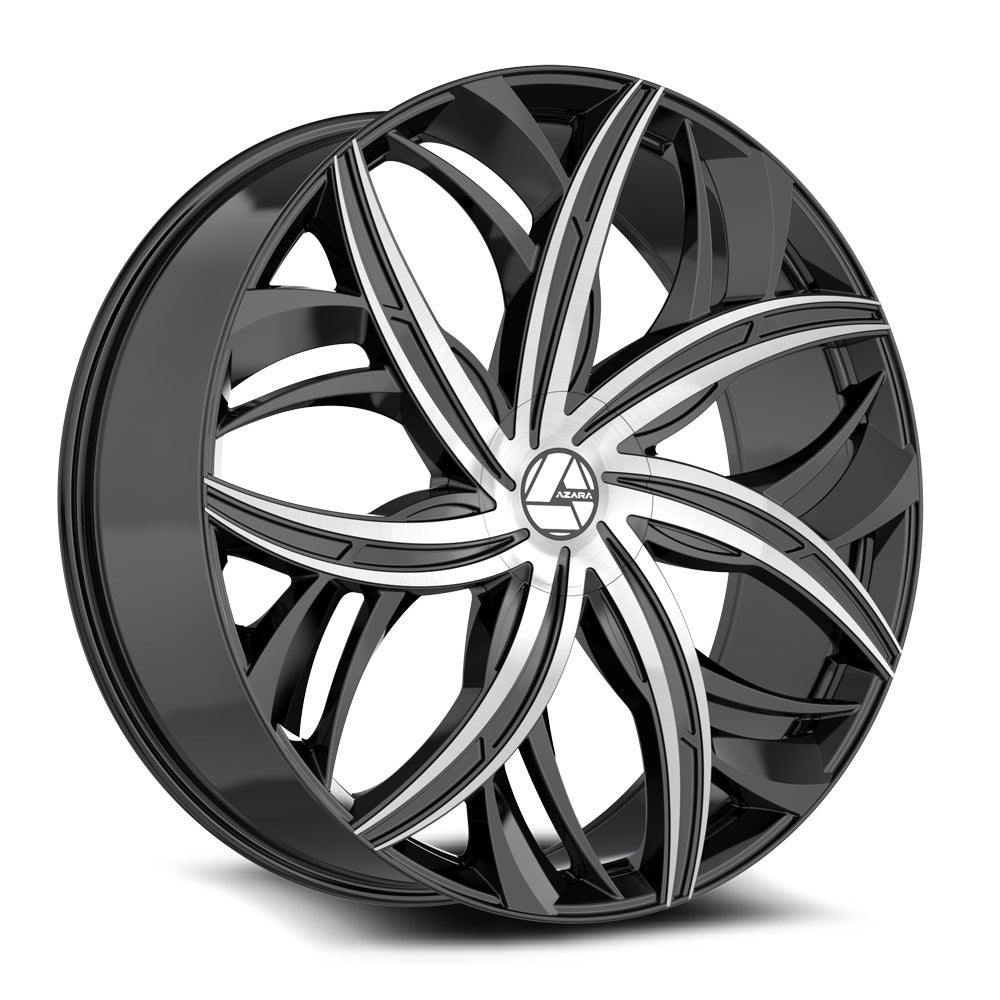 Azara AZA-541 Black Machined wheel