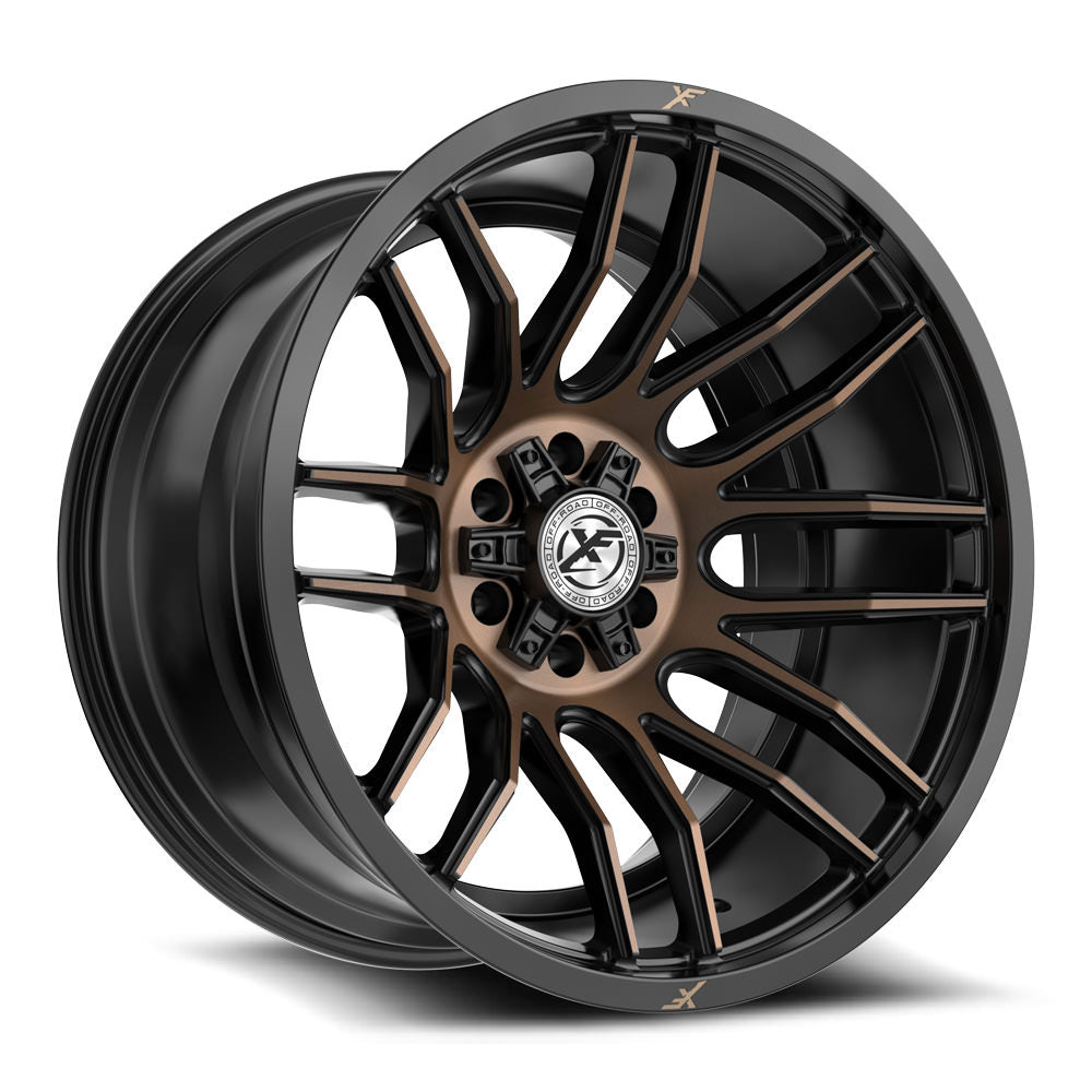 XF Off-Road XF-232 Batin Black/Bronze Machined wheel