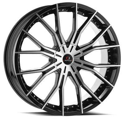 Cavallo CLV-36 Black Machined wheel