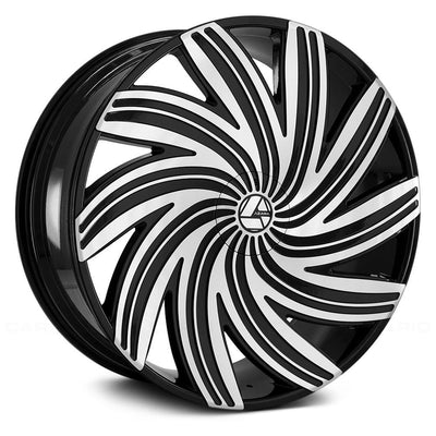 Azara AZA-502 Black Machined wheel