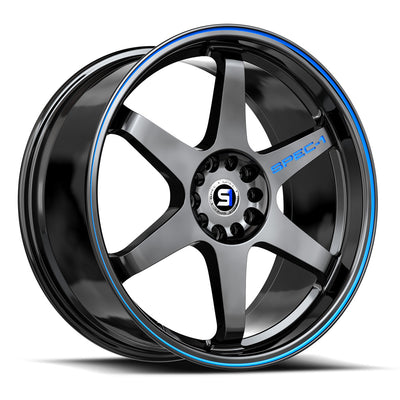Spec-1 SPT-33 Black/Blue wheel