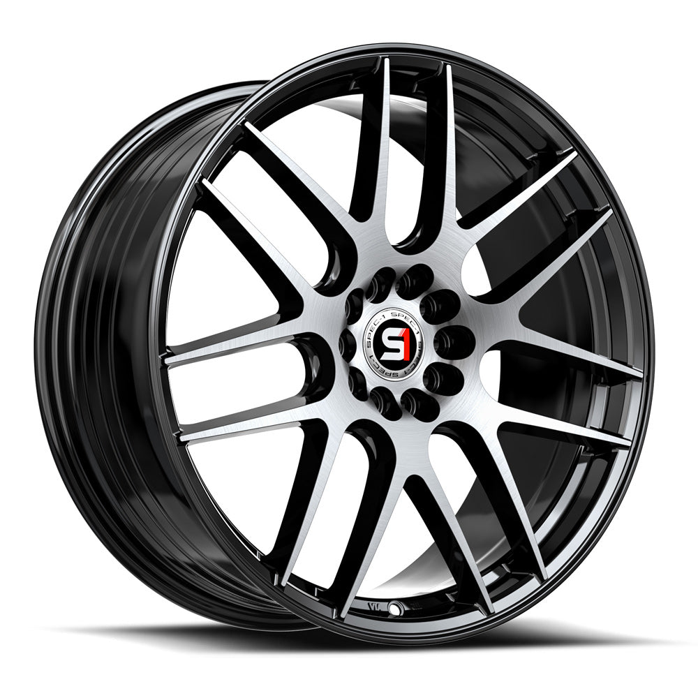 Spec-1 SP-65 Black Machined wheel