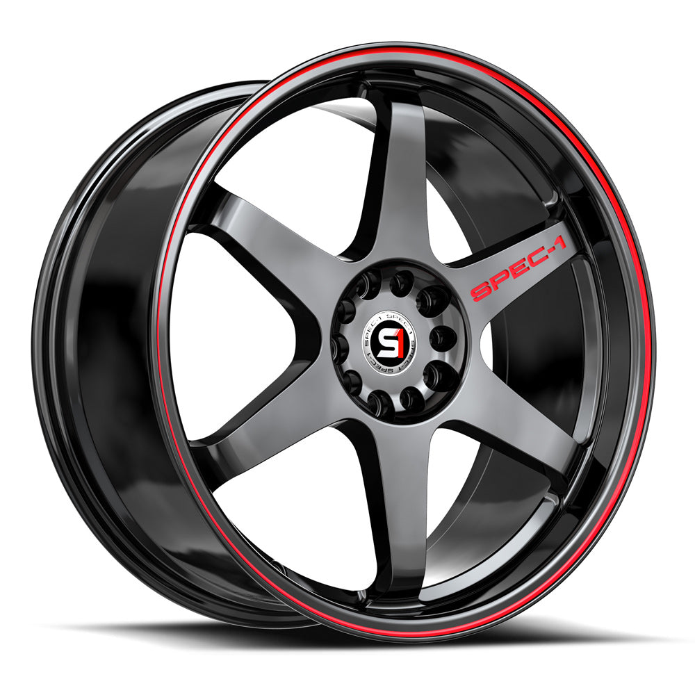Spec-1 SPT-33 Black/Red wheel