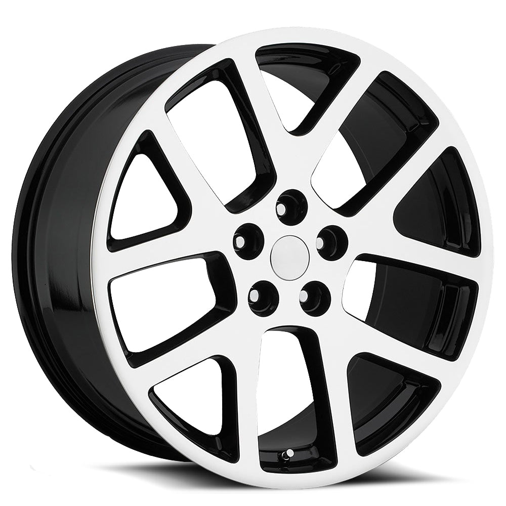 OE Revolution 107 Black Machined wheel