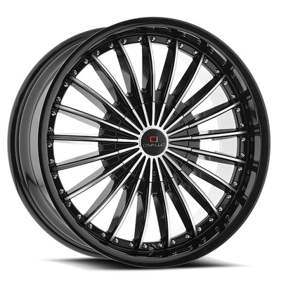 Cavallo CLV-32 Black Machined wheel