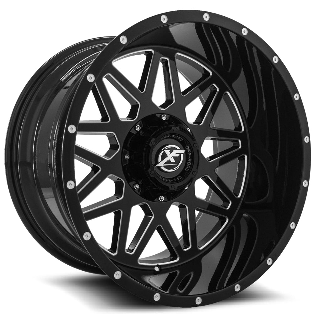 XF Off-Road XF-211 Black/Milled wheel