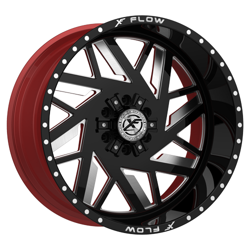 XFX Flow XFX-306 Black/Milled/Red wheel
