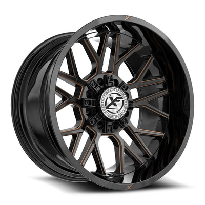 XF Off-Road XF-235 Black/Bronze wheel