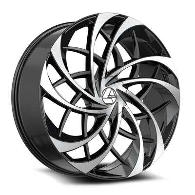 Azara AZA-540 Black Machined wheel