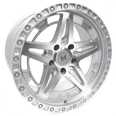 MFlow Racing MF01 Silver Machined Wheel