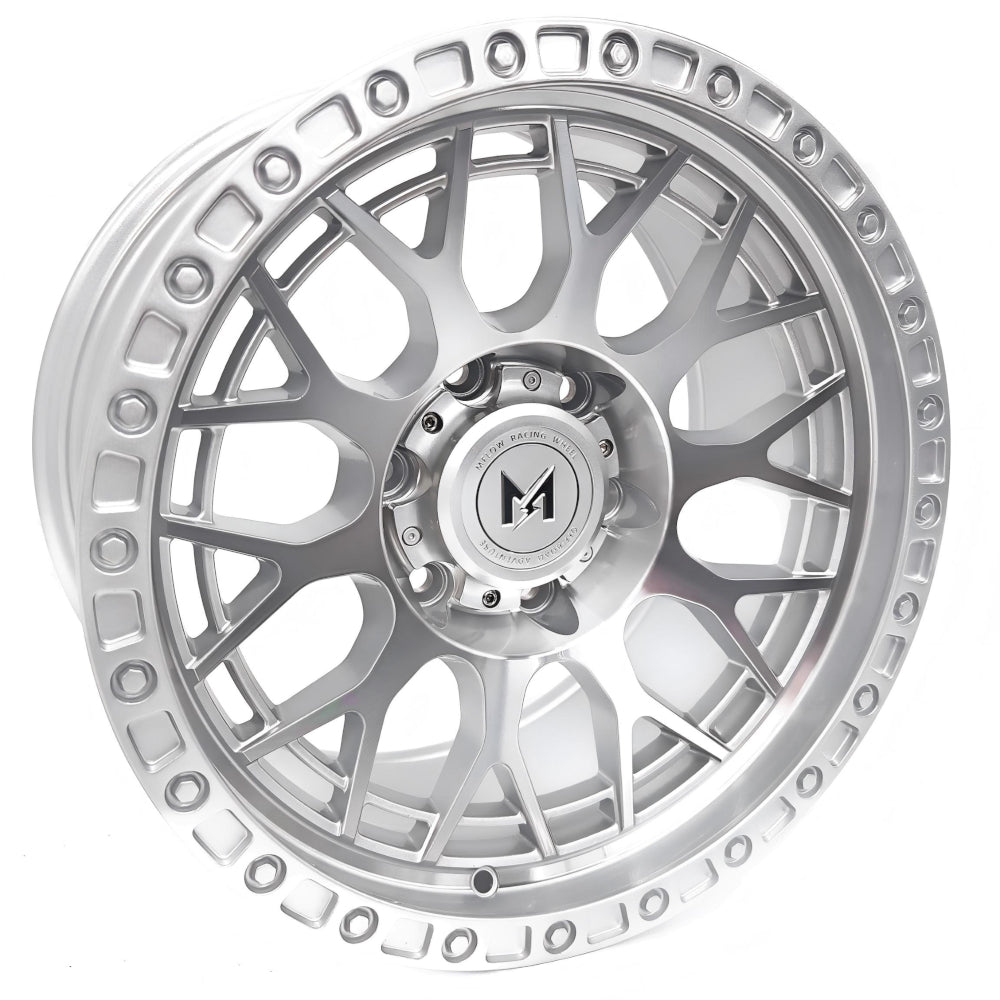 MFlow Racing MF02 Silver Machined Wheel