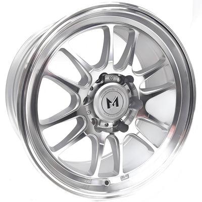 MFlow Racing MF06 Silver Machined Wheel