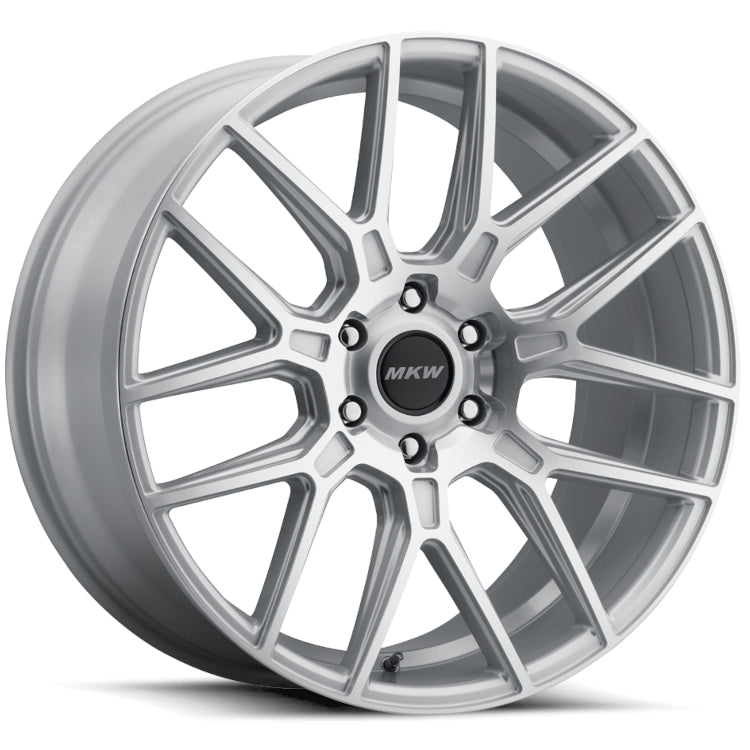 MKW M142 Silver Machined Wheel