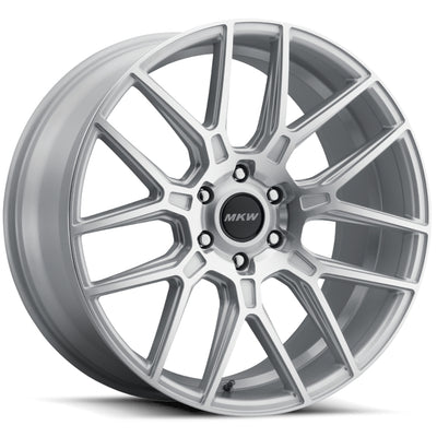 MKW M142 Silver Machined Wheel