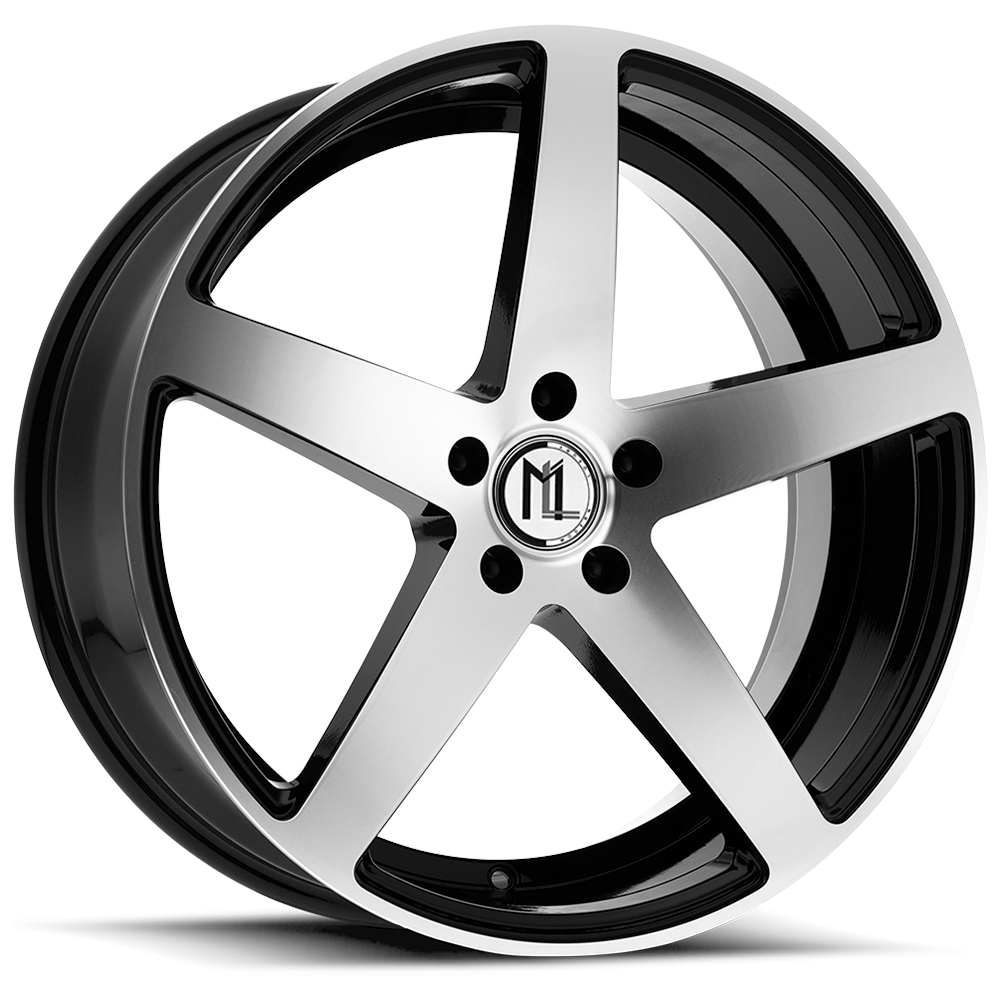 Modern Luxury ML-2 Black Machined Wheel