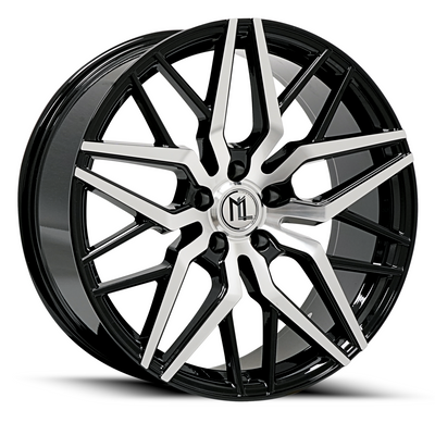 Modern Luxury ML-3 Black Machined Wheel