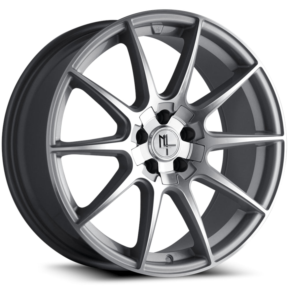 Modern Luxury ML-6 Black Machined Wheel