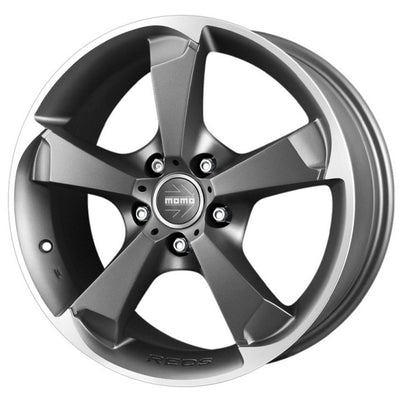Momo Drone Anthracite Machined Wheel