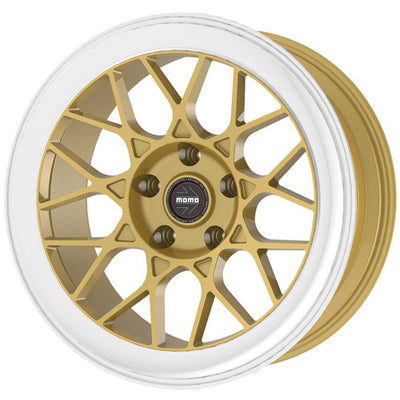 Momo RF Series Ferrara Gold Polished Wheel