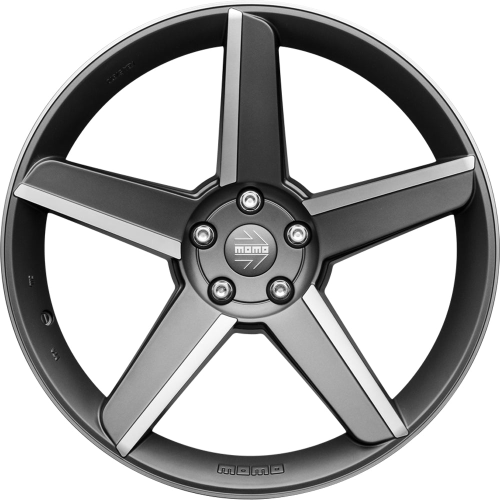 Momo Stealth Anthracite Machined Wheel