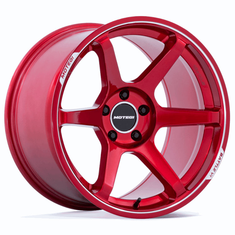 Motegi MR160 Red Machined Wheel