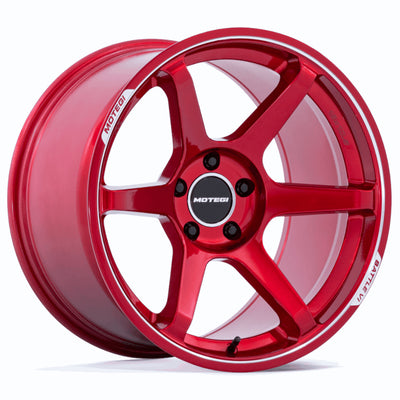 Motegi MR160 Red Machined Wheel