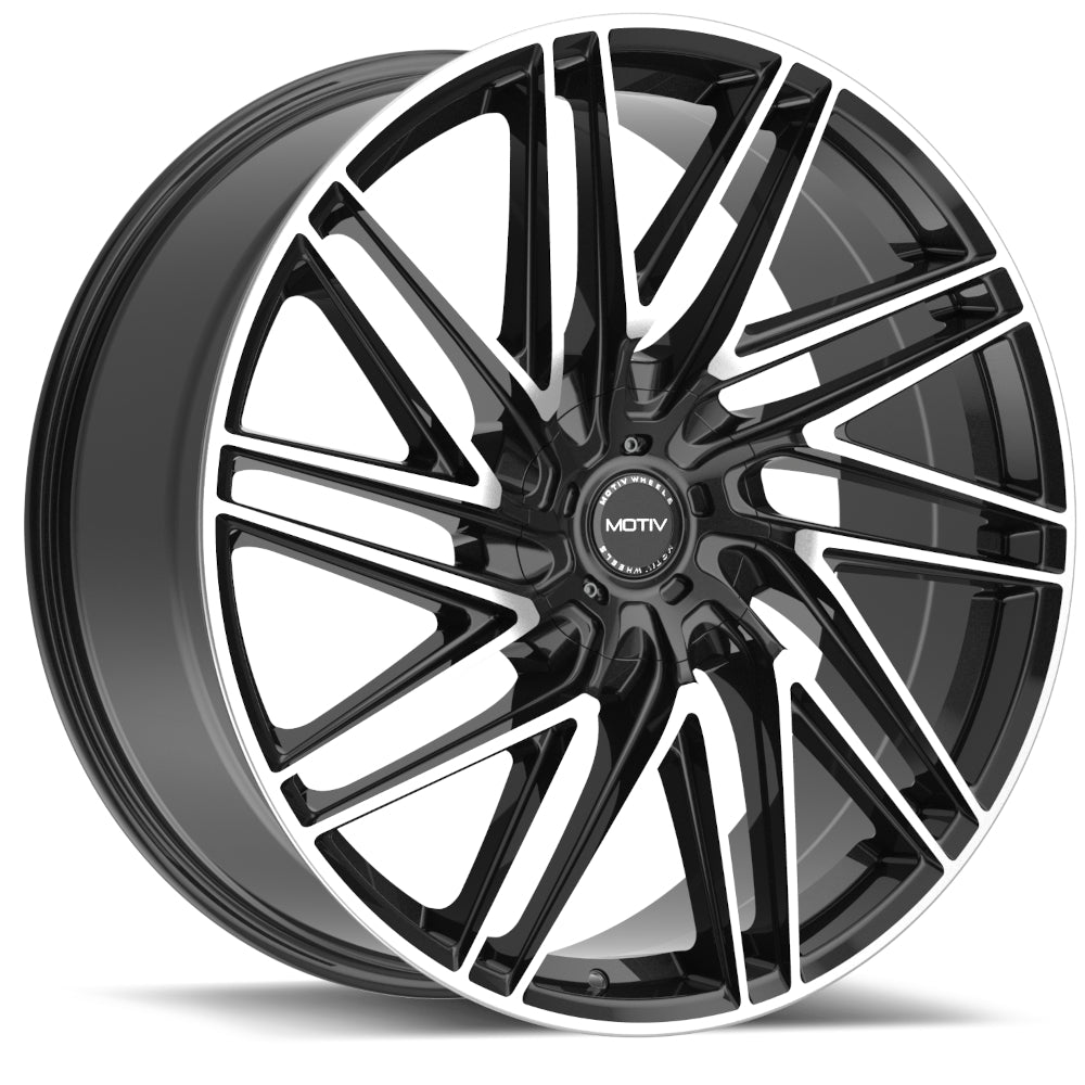 Motiv Align Black Machined Wheel