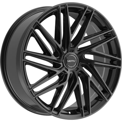 Motiv Align Gloss Black wheel