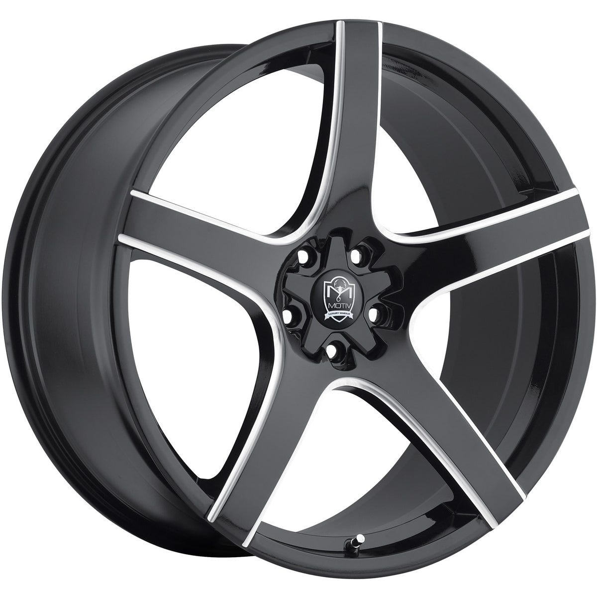 Motiv Maranello Black Milled Wheel