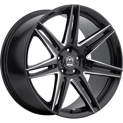Motiv Modena Black Milled Wheel