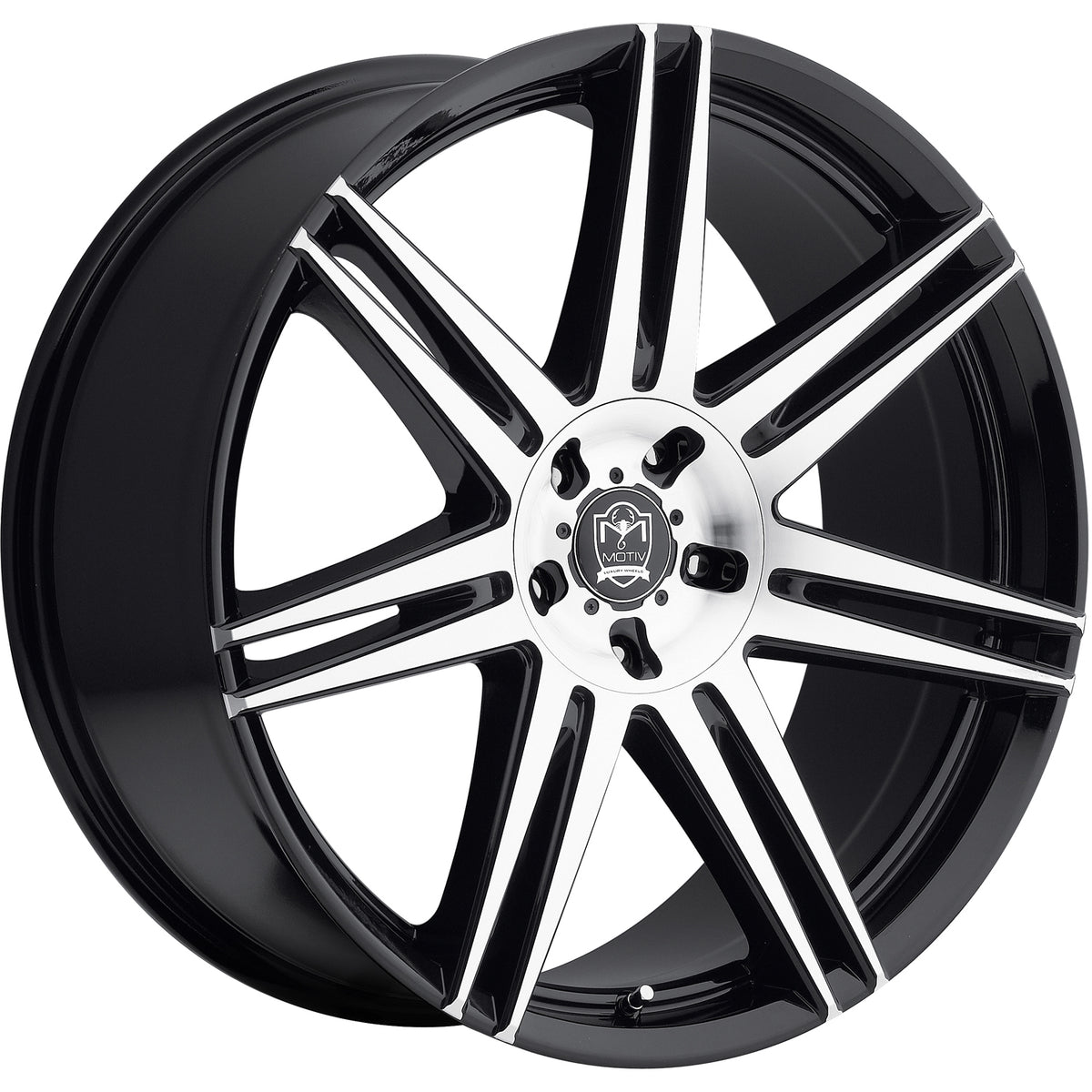Motiv Modena Black Machined Wheel