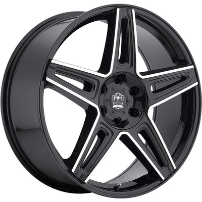Motiv Mythic Black Machined Wheel
