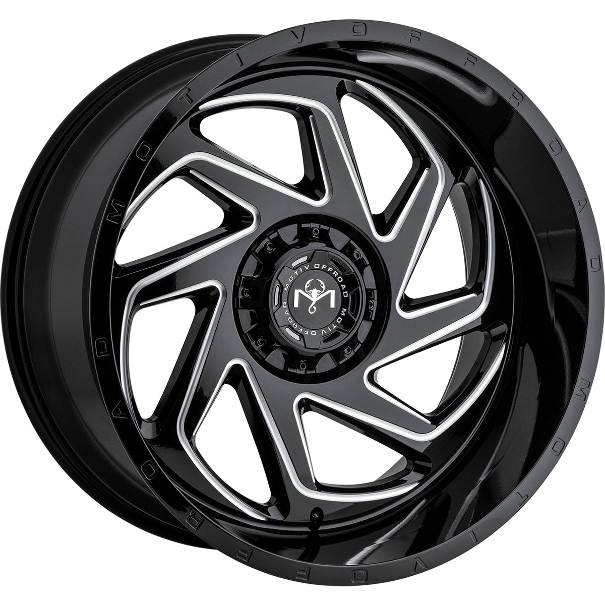 Motiv Offroad Morph Black Milled Wheel