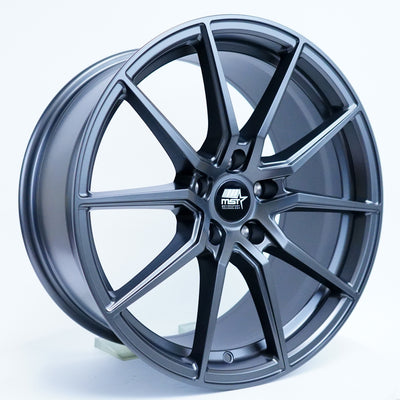 MST Flow Formed Delta Matte Gunmetal Wheel