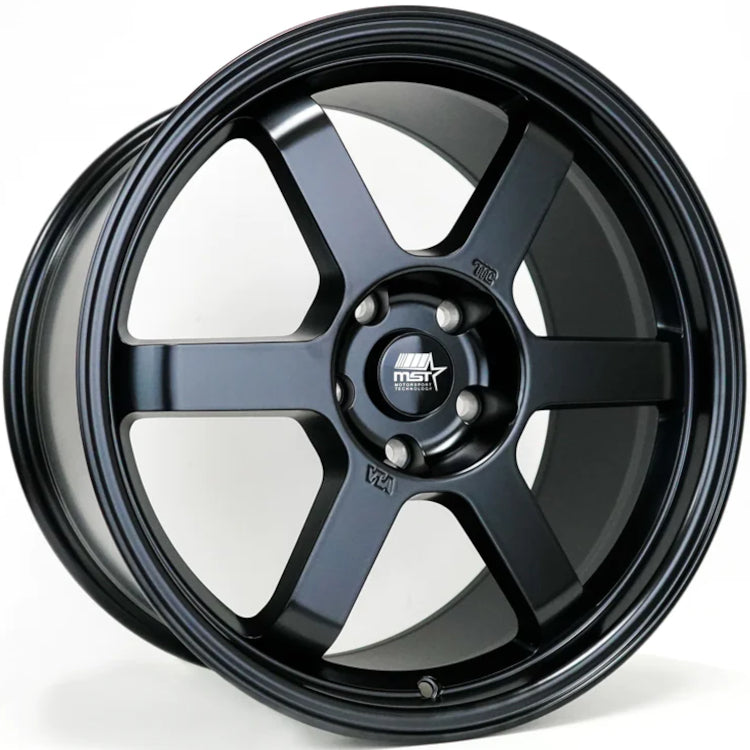 MST Flow Formed Time Attack Matte Black Wheel