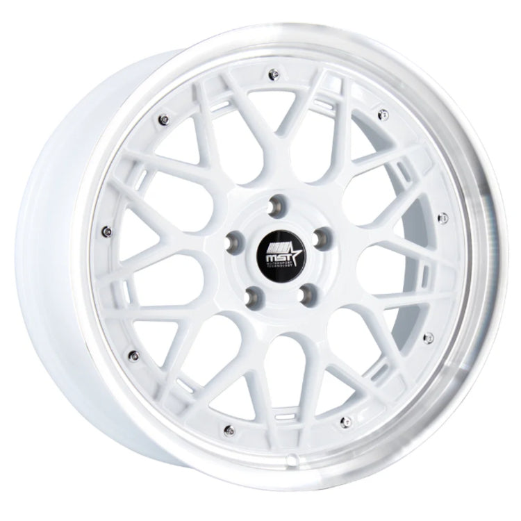 MST MT03 White Machined Wheel