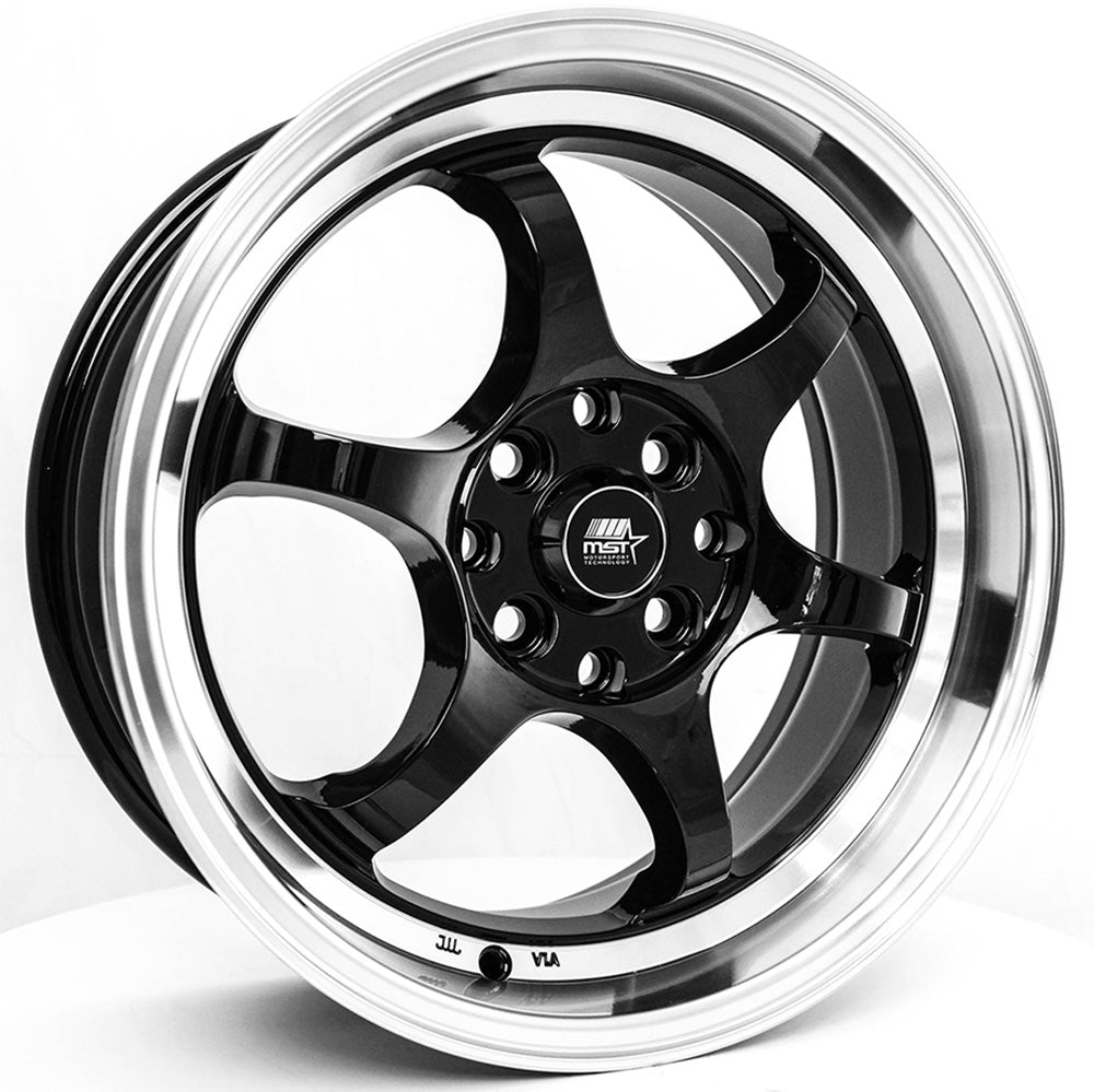 MST MT39 Black Machined Wheel