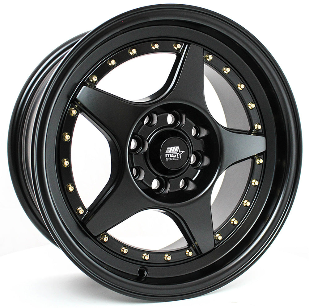 MST MT42 Matte Black Wheel