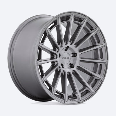 Niche Amalfi M276 20x9 +35mm Platinum Gray