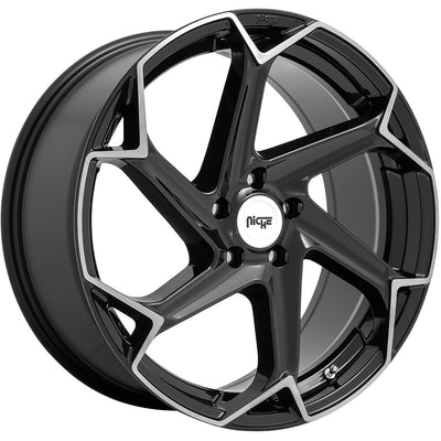 Niche Flash Black Wheel