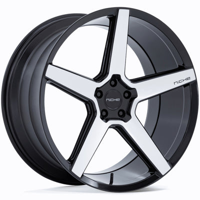 Niche Modena Black Machined Wheel